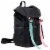 Bodhi Stella Nylon Fashion Drawstring Backpack - Black Perspective: front