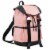 Bodhi Stella Fashion Drawstring Flap Backpack - Blush Perspective: front