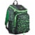 Fuel Wide Mouth Bungee Backpack - Black/Lime Perspective: front