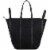 Bodhi Large Waffle Mesh Fashion Tote - Black Perspective: front
