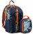 Fuel Deluxe Lunch Bag & Backpack Combo - Midnight Camo Perspective: front