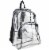 Eastsport PVC Dome Backpack - Black/Clear Perspective: front