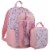 Fuel Deluxe Backpack/Lunch Bag Combo - Pink/Purple Perspective: front