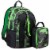 Fuel Deluxe Backpack/Lunch Bag Combo - Green/Black Perspective: front