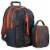 Fuel Deluxe Backpack/Lunch Bag Combo - Black/Orange Perspective: front