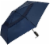 ShedRain Windjammer® Auto-Open and Auto-Close Compact Umbrella - Navy Blue Perspective: front