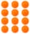 Pinemeadow Practice Whiffle Golf Balls - Orange Perspective: front
