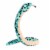 Aurora X-Large Blue Snake 50 inch Aqua Pit Viper Playful Stuffed Animal ...