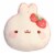Aurora Large White Molang 14 inch Squishy Strawberry Molang Macaron Playful Stuffed Animal, One ...