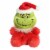 Aurora Mini Red Dr. Seuss Palm Pals 5 inch Santa Grinch Whimsical Stuffed Animal Perspective: front