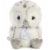 Nigel Snow Owl 8 inch - Baby Stuffed Animal by Precious Moments (15712) Perspective: front