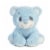 Aurora World Precious Moments Charlie Bear With Rattle So Beary Sweet Plush, Blue, 8.5" Perspective: front