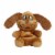 Aurora Mini Brown Dr. Seuss Palm Pals 5 inch Max Whimsical Stuffed Animal Perspective: front