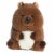 Aurora Mini Brown Rolly Pet 5inches Quinn Quokka Round Stuffed Animal ...