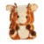 Aurora Mini Brown Rolly Pet 5 inch Giminy Giraffe Round Stuffed Animal ...