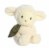 ebba Small White Eco ebba 6 inch Lamb Rattle Eco-Friendly Baby Stuffed ...