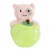 ebba Small Pink Pocket Peekers 5.5 Paisley Piglet Adorable Baby Stuffed ...