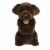 Aurora Medium Brown Miyoni Tots Sitting Pretty 11 inch Chocolate Lab ...