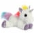 Aurora World Rainbow Unicorn Flopsie, 12" Perspective: front