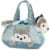 Peek-A-Boo Husky Stuffed Animal Purse by Aurora Perspective: front