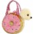Aurora World Fancy Pals Pet Carrier Yummy Donut & Puppy Plush Perspective: front