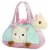 Aurora Peek a Boo-Llama Plush Pet Carrier Purse Perspective: front