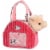 Aurora World Inc. 7" Pink Barn Fancy Pal Pet Carrier Perspective: front