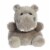 Aurora Mini Grey Palm Pals 5 inch Hunk Hippo Adorable Stuffed Animal ...