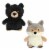 Aurora Small Eco Nation Reversible Eco Pairs 6.5 inches Black Bear and ...