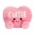 Aurora World 5"Cutie Candy Heart Plush Perspective: front