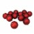 Northlight 12ct Red Hot Shatterproof Matte Christmas Ball Ornaments 4 (100mm) Perspective: front