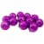 Northlight 12ct Purple Shatterproof Shiny Christmas Ball Ornaments 4 (100mm) Perspective: front
