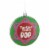 Northlight 4  Green and Pink  Tootsie Roll POP  Candy Filled Lollipop Christmas Disc Ornament Perspective: front