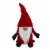 Northlight 13.5  Red and Gray Portly Smiling Gnome Table Top Christmas Figure Perspective: front