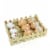 Northlight Set of 9 White and Brown Easter Egg Ornaments 2.25 Perspective: front