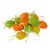 Northlight Club Pack of 12 Orange and Green Spring Easter Egg Ornaments 2.5 Perspective: front