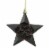 DAK 12ct Matte Chocolate Brown Glittered Star Shatterproof Christmas Ornaments 5 Perspective: front