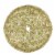 Northlight 20 Gold Sequin Snowflake Pattern Mini Christmas Tree Skirt Perspective: front