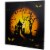 Northlight LED Lighted Spooky House Halloween Canvas Wall Art 19.75 x 19.75 Perspective: front
