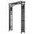 Mission Arbor with Lanterns Outdoor Decor Piece Perspective: front
