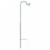 Panacea Black Steel Single Crook Plant Hook Perspective: front