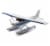Snap Together Model Cessna 172 Skyhawk with Float 1:42 Scale Perspective: front
