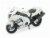 1:18 Scale Die-Cast Motorcycle - White Suzuki GSX 1300R Perspective: front