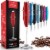 Zulay Kitchen MILK BOSS Milk Frother With Stand - Ruby Red Perspective: front