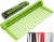Zulay Kitchen Multipurpose Roll Up Sink Drying Rack - Green Large Perspective: front