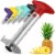 Zulay Kitchen Stainless Steel Pineapple Corer - Red Perspective: front