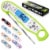 Zulay Kitchen Digital Meat Thermometer - Green Perspective: front