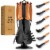 Zulay Kitchen Non Stick Nylon Kitchen Utensil Set With Rotating Stand (7-piece) Perspective: front