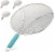 Zulay Kitchen Splatter Screen - 13 inch Large Blue Perspective: front