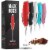Zulay Kitchen Milk Boss Milk Frother With Holster Stand - Red Perspective: front